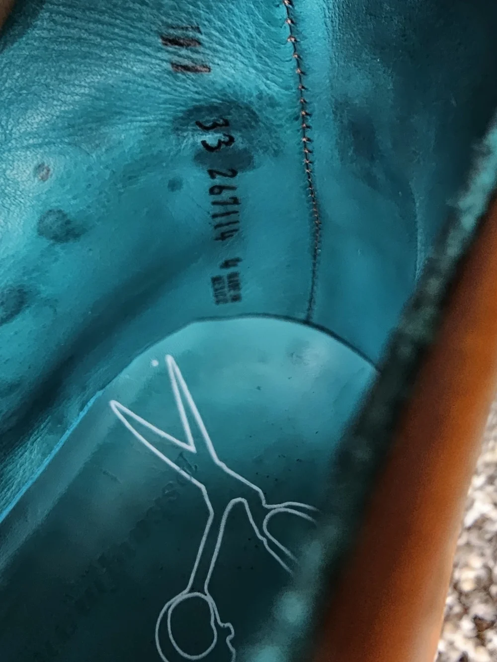 Speedbump Chukka // Tan (US:11)- PskaufmaChukka Boots with Turquoise Lining